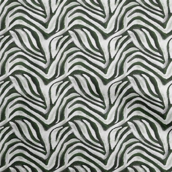 oneOone Cotton Jersey Dark Green Fabric Animal Skin Fabric For Sewing Printed Craft Fabric By The Yard 58 Inch Wide