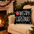 thumbnail image 3 of Tarmeek Christmas Pillow Covers 18x18 Inch Set of 3 Christmas Decorations, Seasonal Winter Xmas Holiday Decor Throw Pillow Covers for Home Decor Christmas Decorations Indoor, 3 of 9
