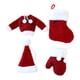 thumbnail image 4 of Medias navideñas colgantes, diseño de escena de medias, accesorios, gorro de Papá Noel, decoración para de Navidad, adorno navideño para suminis, 4 of 9