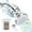 20-level one shell and one core + A style, variant on Filter shower set household bath water purifier 5-speed water adjustment detachable shower head (filter + top spray, 4-point screw mouth)