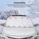 thumbnail image 3 of Riwesomey Parabrisas de coche, cubierta parasol, SUV, Protector de ventana delantera, estacionamiento, verano, hielo, nieve, parabrisas acoplable, Ventana automotriz Regular, 3 of 6