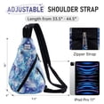 thumbnail image 2 of Duryarhall Convertible Chest Bag Water-Resistant Backpack For Travel Work Sport, 2 of 5