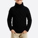 thumbnail image 1 of Cowsor Toddler Baby Boys Girls Knit Sweaters Cable Turtleneck High Collar Fall Winter Soft Warm Sweater Pullover Tops, 1 of 5