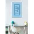 thumbnail image 2 of I Am - Text Wall Poster, 22.375" x 34", Framed, 2 of 2