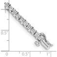 thumbnail image 3 of 14K White Gold Diamond Bracelet (7 X 3.5) Made In India bm4667-100-wa, 3 of 5