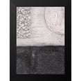 thumbnail image 2 of Hedy 14x18 Black Modern Framed Museum Art Print Titled - Silver blocks II, 2 of 5