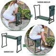 thumbnail image 7 of Abco Tech Garden Kneeler and Stool - Protects Your Knees, Clothes From Dirt & Grass Stains - Foldable Stool for Ease of Storage - EVA Foam Pad - Sturdy and Lightweight - Free Tool Pouch, 7 of 7