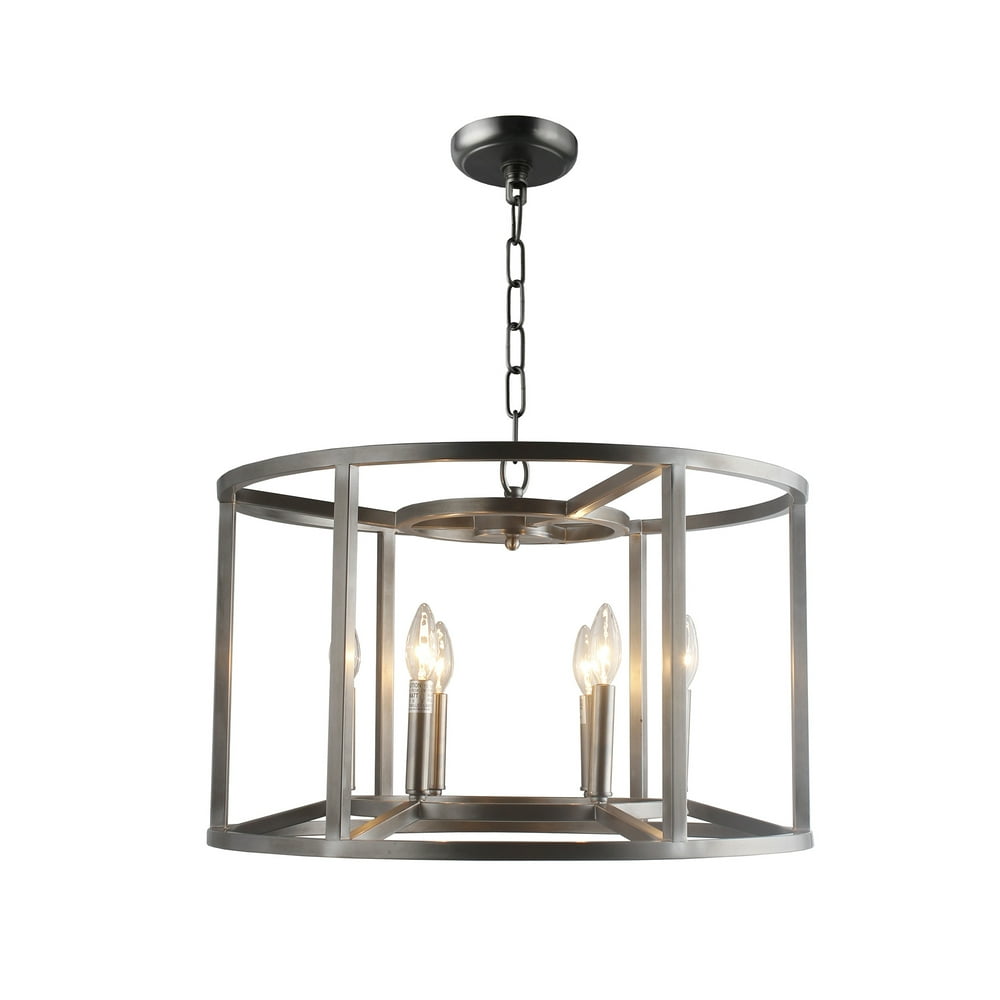Cage Drum CandleStyle Chandelier