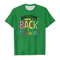 thumbnail image 3 of Girls Size 16 18 Clothes Space T Shirt Girls T Shirt Size 14 Clothes Girl Tops Fashion 2017 Girl T Children Back To School Season Cute Graphic Print Round Neck Short Sleeve Tee Summer Casual T Shirt, 3 of 4