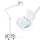thumbnail image 1 of Brightech LightView Pro Lupa con soporte y luz - Lámpara de pie con lupa con 6 ruedas sobre una base resistente para tratamientos faciales - Luz de trabajo LED con lupa XL para manualidades y proyecto, 1 of 9