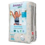 Bambo Nature Baby Swim Diaper Medium, 26 lbs. and Up 1000024402, 12 Ct