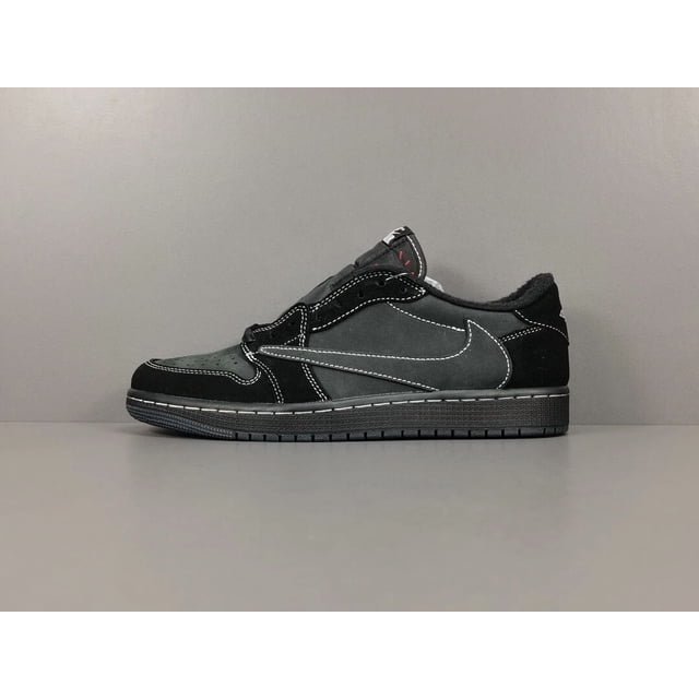 Fashion AJ1 Retro Low Travis Scott Black Phantom Unisex Sneakers