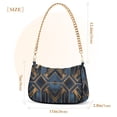 thumbnail image 3 of FORMRS Womens Shoulder Bag with Chain Strap Clutch Purse Cute Tote Handbag, Elegant Geometric Pattern, 3 of 7