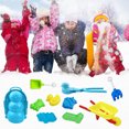 thumbnail image 2 of Kit para hacer bolas de nieve HUOGUO, juguetes de nieve de invierno para niños, 10 unidades, 2 of 5