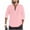 Pink-04, variant on Rvwovn Men's Long Sleeve Henley Shirt, Lightweight Breathable Linen-Cotton Blend Top for Summer Vacation Outfits