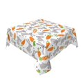 thumbnail image 2 of Wukai Cute Rabbit Waterproof Tablecloth for Kitchen Dining, Fits Square Tables for 2-4 Seats -54"x54", 2 of 7