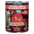 thumbnail image 1 of Purina ONE True Instinct Classic Ground Beef & Wild-Caught Salmon, Wet Dog Food 368 g, 1 of 8