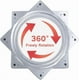 thumbnail image 3 of Plato giratorio Lazy Susan de 6 pulgadas y 360 grados con rodamientos para sillones reclinables o muebles, mecanismo de placa giratoria con rodamientos de bolas para estantes de almacenamiento de, 3 of 5