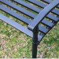 thumbnail image 4 of DAVEE FURNITURE Outdoor Leisure Metal Bench - Black, 4 of 5