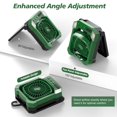 thumbnail image 3 of Ventilador de camping DESHIMAO con energía solar de 10000 mAh, recargable por USB, 3 of 8