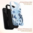 thumbnail image 4 of Sea Life Phone Case with Whale Shark Turtle Starfish iPhone Cover Ocean Theme Protective Phone Cover, Compatible with iPhone 16 15 14 13 12 11 Plus Pro Max Mini, 4 of 6