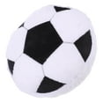 thumbnail image 3 of Cojín redondo de fútbol de peluche, cojín de sofá flexible, 3 of 6