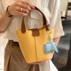 thumbnail image 4 of Leather Key Chain Pouch Bag Pendant Strap Handle Coin Purse Earphone Case Storage Organizer for Women Men Gift Accessories, 4 of 6