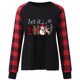 thumbnail image 4 of Puntoco Mujer Otoño e Invierno Impreso Camiseta Suelta Manga Larga Blusa Cuello Redondo Casual tops Puntoco Puntoco-2737, 4 of 5