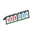 thumbnail image 4 of Marcón deportivo, tablero de puntuación de números de flip, puntaje de puntaje de mesa impermeable Flip Score para la mesa de fútbol tenis bádminton, Número de 6 dígitos, 4 of 8