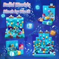 thumbnail image 2 of Bloques Magneticos Daniube Sirena Con Luz 100 Piezas, 2 of 5