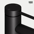 thumbnail image 4 of VIGO Jewel 6 in. Single-Hole Single Handle Bathroom Faucet in Matte Black-VG01055MB, 4 of 12