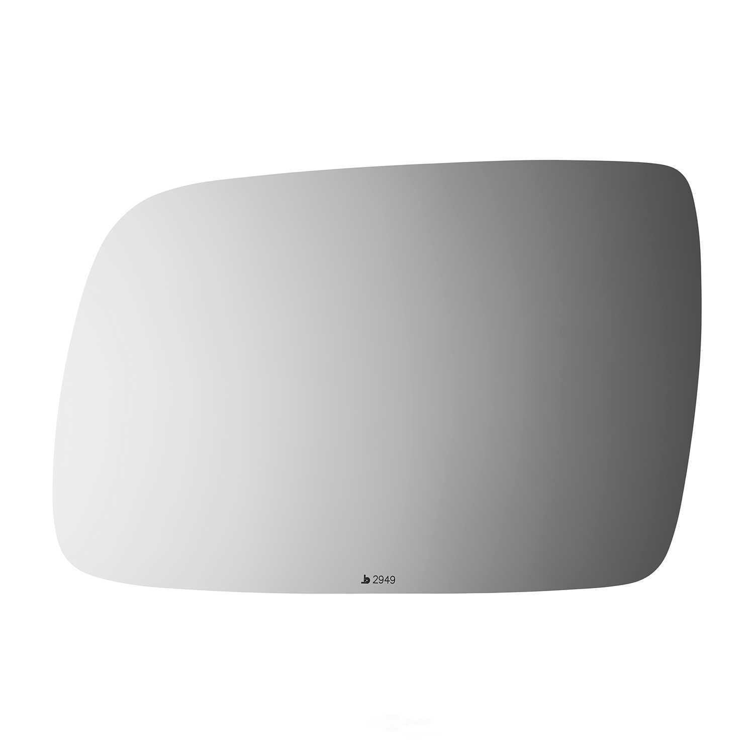 Burco Side View Mirror Replacement Glass - Clear Glass - 2949
