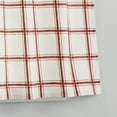 thumbnail image 4 of Mainstays 3 Pieces Printed Tier Sets Red Plaid, Recycled Polyester, BCI Cotton, 56"W x 14"L, Indoor Curtain, Indoor Curtain, Adult, 4 of 6