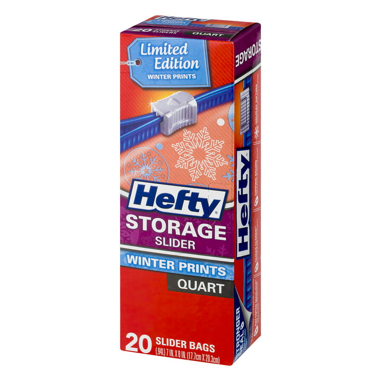Hefty Slider Food Storage Bags, Gallon Size, 42 Count - Walmart.com