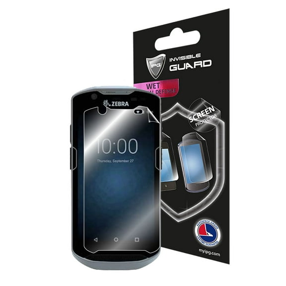IPG Compatible with ZEBRA TC52 / TC57 Mobile Computer Handheld Screen Protector 6 UNITS Invisible Guard Free Lifetime Replacement Warranty HD Clear Bubble Free