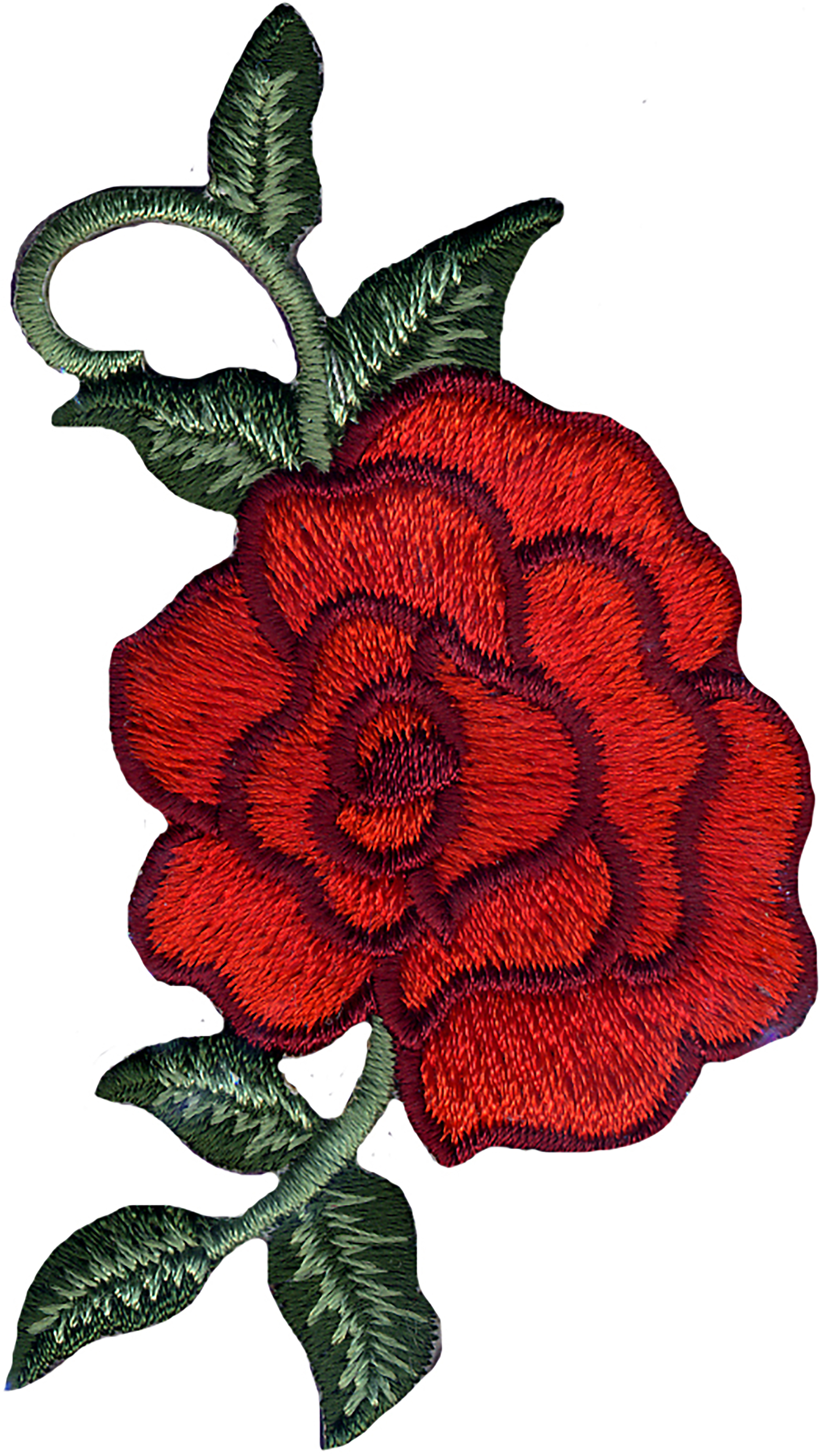Wrights IronOn AppliqueRed Rose