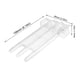 thumbnail image 4 of Caja Almacenamiento 3 Fundas Con Hebilla Bloqueo para Tipo () Blanco, 4 of 4