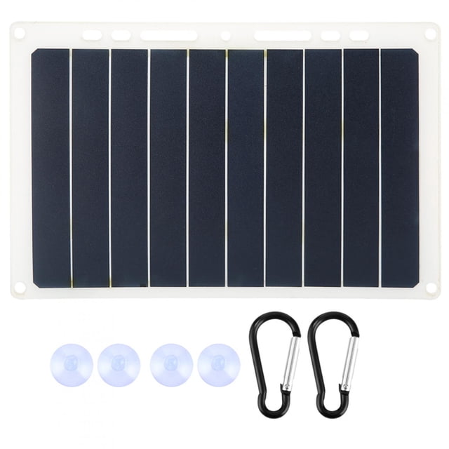 Solar Panel, Solar Panel Charger, 10W Portable USB Output Cycling For Hiking Traveling Camping