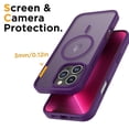 thumbnail image 2 of Njjex Magnetic Case for Phone 16 Case 6.1",Cute Luxruy Clear Slim Case, Rugged Shockproof Protective Transparent Cell Phone Cover,Purple, 2 of 6
