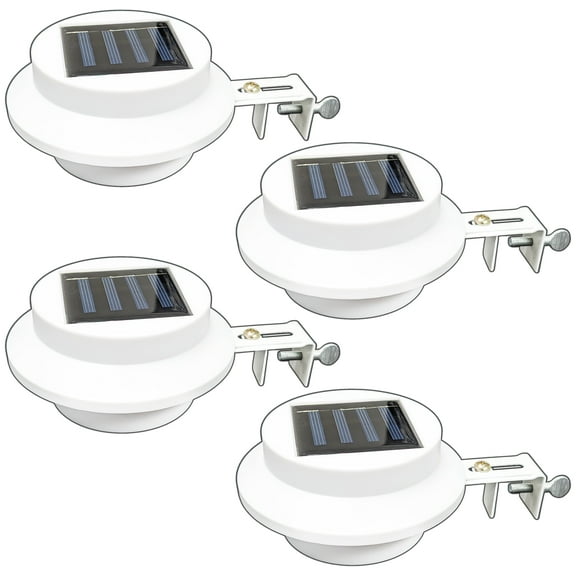 4 Pack Outdoor LED Solar Lights - Water Resistant, Automatic On/Off Feature