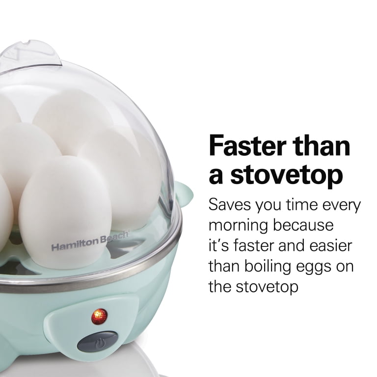 Hamilton Beach 3-in-1 Egg Cooker, 7 Egg Capacity, Mint photo 6