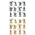 thumbnail image 2 of 400 Pieces Medieval Knight Toys,1/72 Ancient Toy Soldier Knight Action Figures Set Archaic Soldier Layout Model Gift for Boys Birthday,0.79-1.18inch, 2 of 2