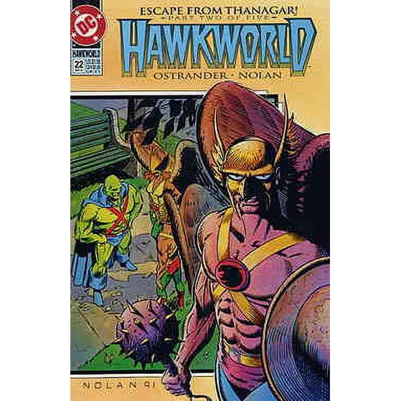 Hawkworld #22 VF ; DC Comic Book