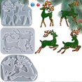 thumbnail image 1 of Moldes de resina ZHAOCHENG 3 para alces navideños silicona, 1 of 5