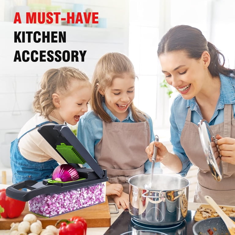 Vunnn Vegetable Chopper, 14 in 1 Multifunction Food Slicer Dicer