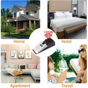 4-Pack Safety Wedge Door Stop Alarm Stopper Blocking Travel Home Security Alert 120db (Pack of 4)