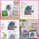 thumbnail image 5 of kit de pintura de diamantes para niños, kit de arte y manualidades con marco de madera (gato), 5 of 5