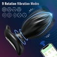 thumbnail image 3 of Xbonp Vibrator Butt Plug Sex Toys for Men with APP Remote Control, 3 of 6