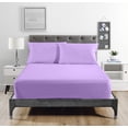 thumbnail image 4 of Super Soft 1800 Series Cotton Touch Microfiber 4 Piece Sheet Set (Lavender, Full Size), 4 of 4
