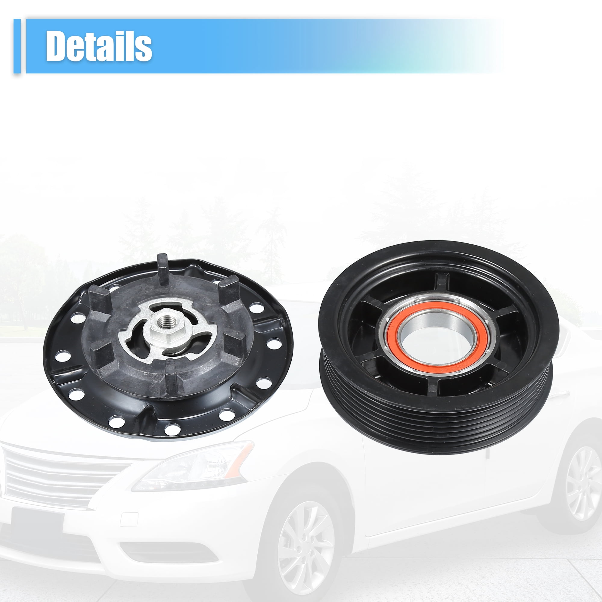 Unique Bargains AC Compressor Clutch Set Replace for Toyota Corolla 2009-2010